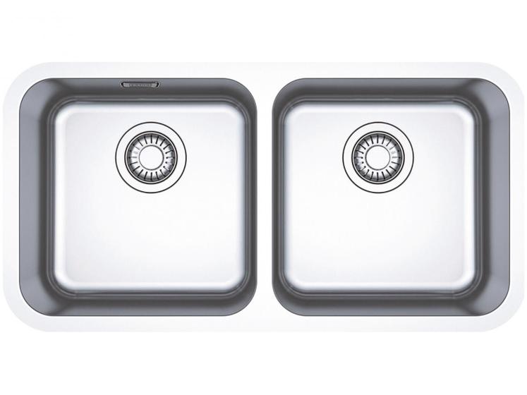 Cuba para Cozinha Franke Dupla Inox de Embutir Menor preço em Cuba para Cozinha Franke Dupla Inox de Embutir