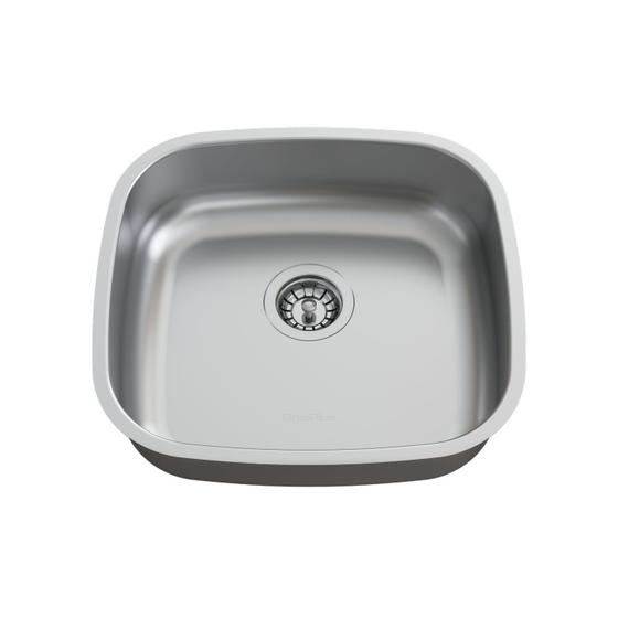 Imagem de Cuba para Cozinha Pia Inox N5 36x33,5x11cm com Válvula GhelPlus