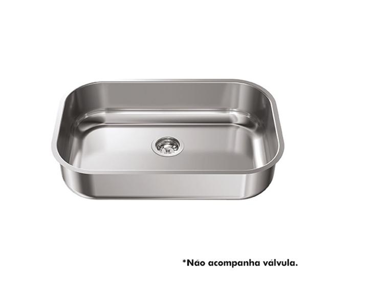 Imagem de Cuba para pia aço inox n2 56x35x14 ghelplus polida