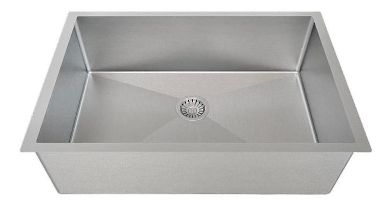 Imagem de Cuba Pia De Inox Retangular 60X40 P/ Embutir Custo Beneficio