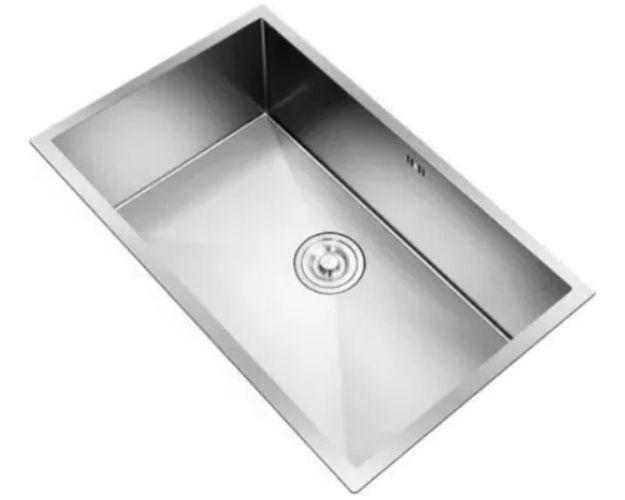 Imagem de Cuba Pia Inox Gourmet Cozinha Sobrepor Ou Embutir 65x35x20cm