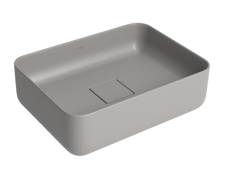 Imagem de Cuba Retangular De Apoio 40Cm Soft Atracite L.13040.85 Deca