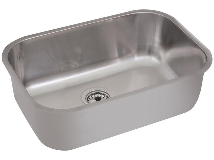 Imagem de Cuba Simples de Embutir para Cozinha Tramontina - Inox Retangular 50x33,5cm Prime Lavínia