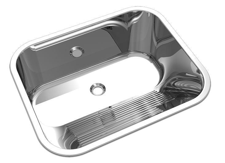 Cuba Tanque Para Lavanderia Inox Polida Mekal Docol CT-50 Menor preço em Cuba Tanque Para Lavanderia Inox Polida Mekal Docol CT-50