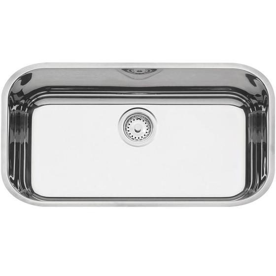 Imagem de Cuba Tramontina Lavínia 56 BL Prime em Aço Inox Alto Brilho 56x34 cm com Válvula 94024207