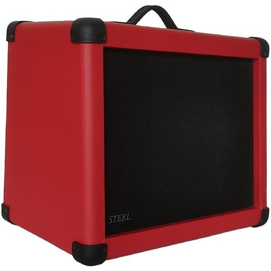 Imagem de Cubo Amplificador Guitarra 10'' 50W Rms Steel 70 Gt Vermelho