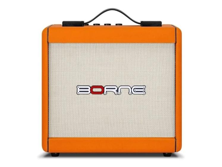 Imagem de Cubo Amplificador Para Guitarra Borne F60 Laranja Bivolt