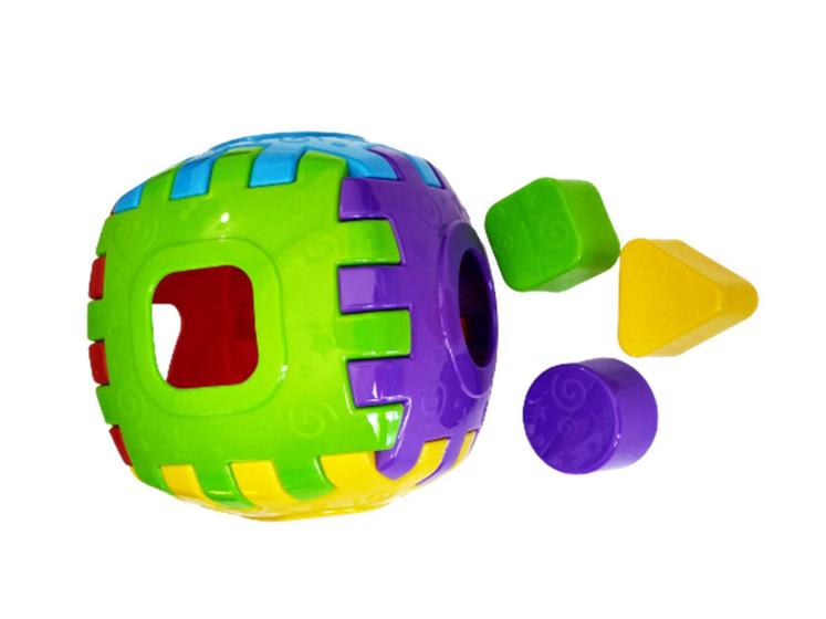 Imagem de Cubo Bola Didática Encaixa Jpbrink 256
