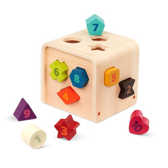 Imagem de Cubo de Aprendizagem Shape Sorter Battat - 10 Formas - A partir de 1 Ano