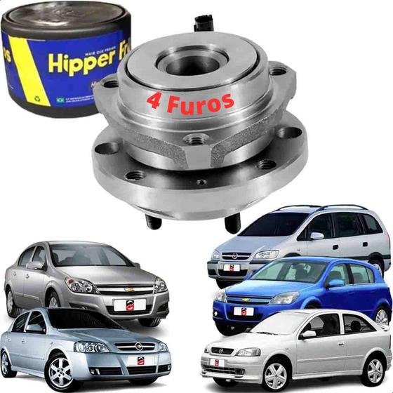 Cubo De Roda Dianteiro Chevrolet GM Astra Astra Sedan Vectra Hatch Zafira 1.8 2.0 98 99 2000 2001 2002 2003 2004 a 2011 - Hipper Freios Imagem de Cubo De Roda Dianteiro Chevrolet GM Astra Astra Sedan Vectra Hatch Zafira 1.8 2.0 98 99 2000 2001 2002 2003 2004 a 2011