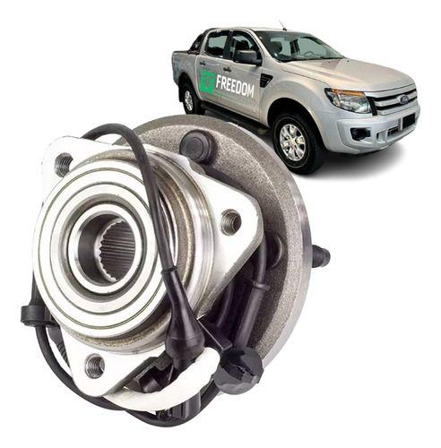 Imagem de Cubo de roda dianteiro ford ranger 4x4 3.0 2005 a 2013 c/rolamento c/abs