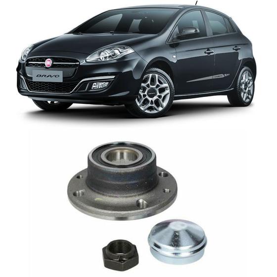 Imagem de Cubo de Roda Traseira FIAT Bravo 2010 até 2014, sem ABS