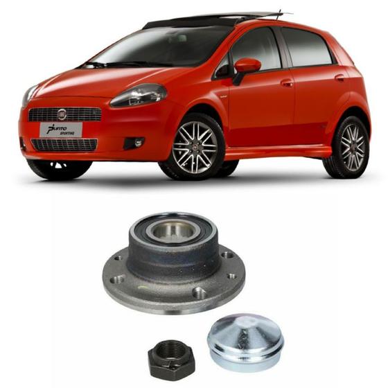 Imagem de Cubo de Roda Traseira FIAT Punto 2007 até 2014, sem ABS