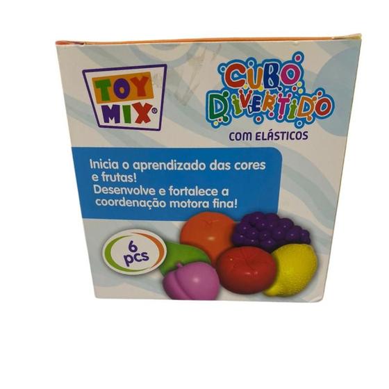Imagem de Cubo Divertido com Elásticos  Aprendendo e se divertindo com as Frutas!