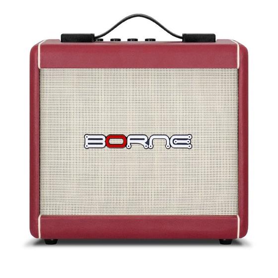Cubo Guitarra Borne F60 Vinho - 15w RMS - Amplificador para Teclado ...