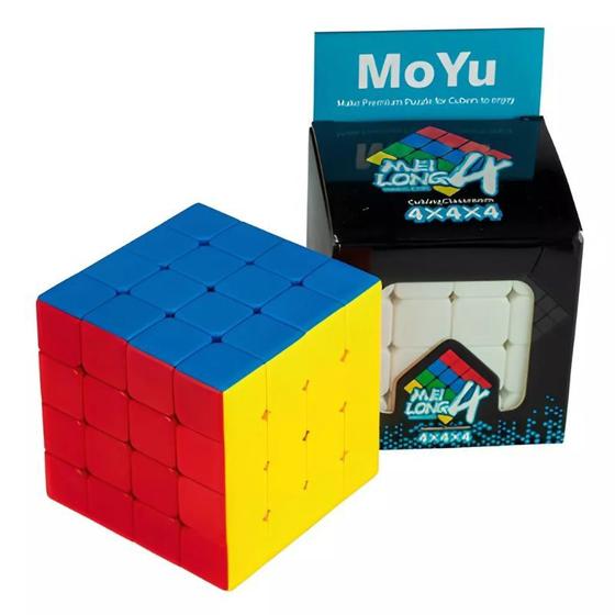 Imagem de Cubo Magico 4x4x4 Moyu Meilong Stickerless Profissional Original Hobbie