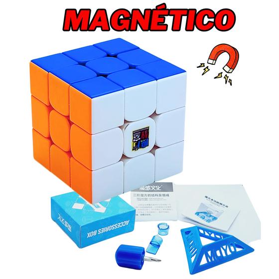 Imagem de Cubo mágico magnético 3x3x3 moyu RS3M maglev