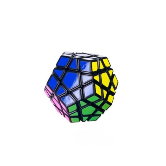 Imagem de Cubo Mágico Megaminx Preto adesivado (YJ8374)