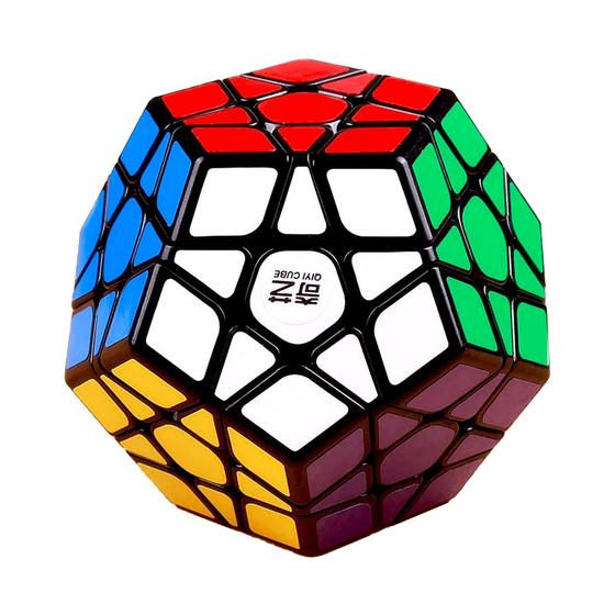 Imagem de Cubo Mágico Megaminx Qiheng 7,5cm - Preto