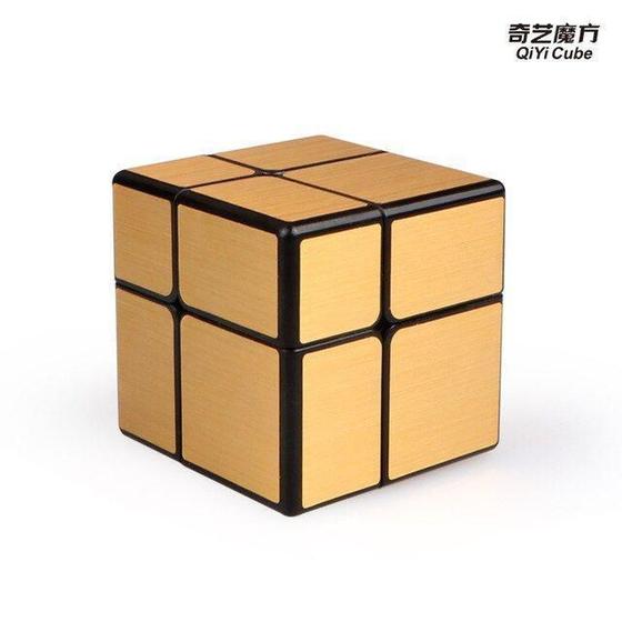 Imagem de Cubo Mágico Mirror Blocks 2x2x2 Qiyi Dourado