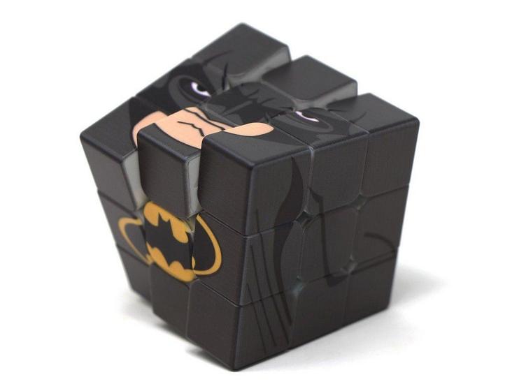 Imagem de Cubo Mágico Personalizado 3x3x3 Profissional - Vinci Cube Batman DC - Cuber Brasil