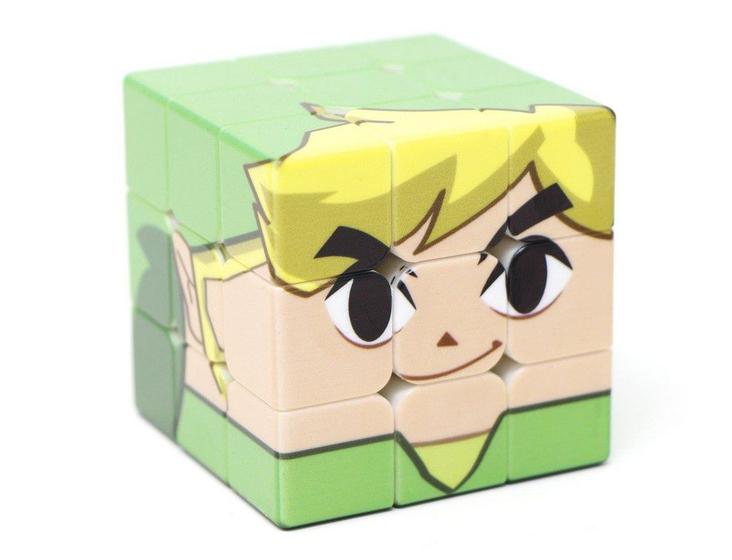 Imagem de Cubo Mágico Personalizado 3x3x3 Profissional - Vinci Cube Toon Link Zelda - Cuber Brasil