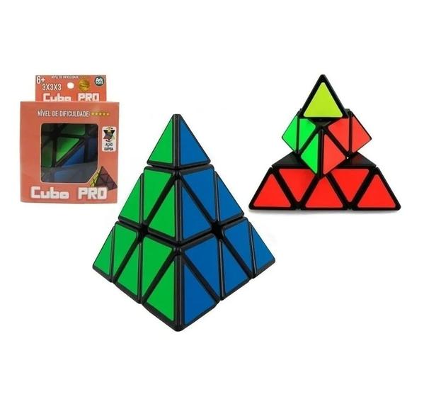 Imagem de Cubo Magico Pirâmide Triângulo Profissional 3x3x3 Pyraminx Speed Puzzle Cube