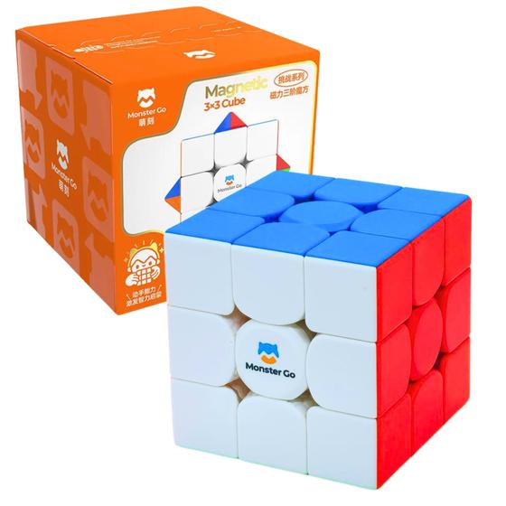 Imagem de Cubo Mágico Profissional 3x3x3 Gan Monster Go Magnético