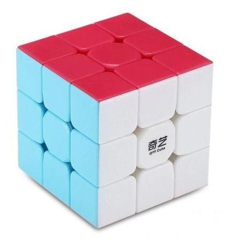 Imagem de Cubo Mágico Profissional 3x3x3 Qiyi Warrior W Stickerless