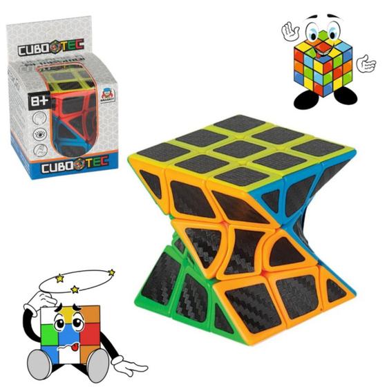 Imagem de Cubo Mágico Profissional Cubotec Torcido REF:290-2