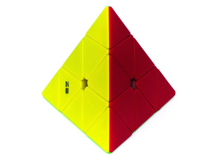 Mixed Pyraminx Cubo Mágico Profissional Pyraminx Qiyi Pirâmide Sem Adesivo - Cubo ...