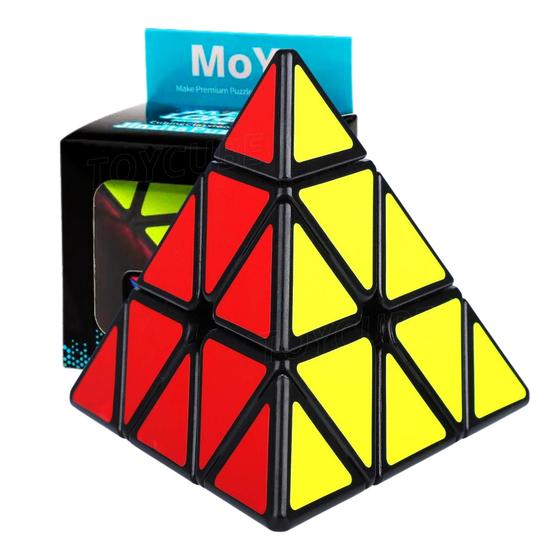 Imagem de Cubo Mágico Pyraminx Pirâmide Triângulo Profissional 3x3x3