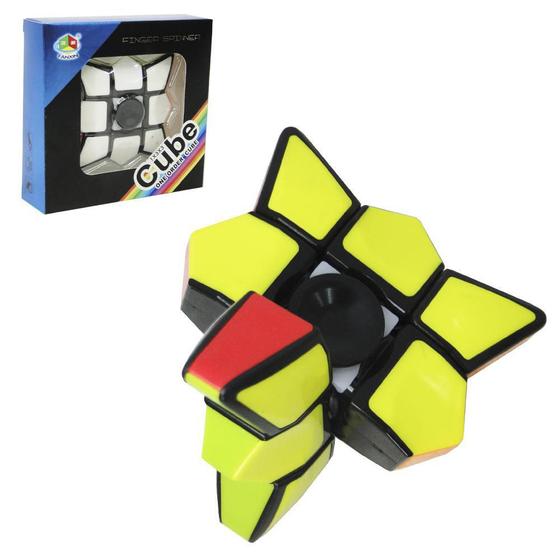 Imagem de Cubo Magico Spinner Colors 7Cm Na Caixa