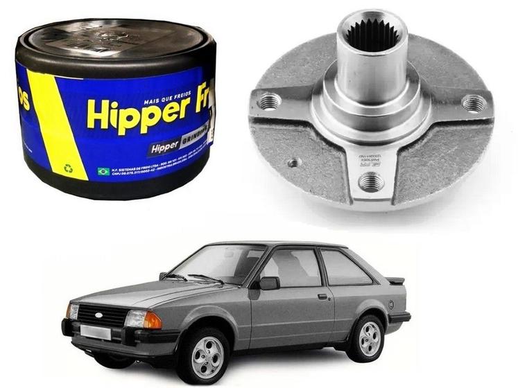 Imagem de Cubo roda dianteiro hipper ford escort 1.6 1983 a 1986