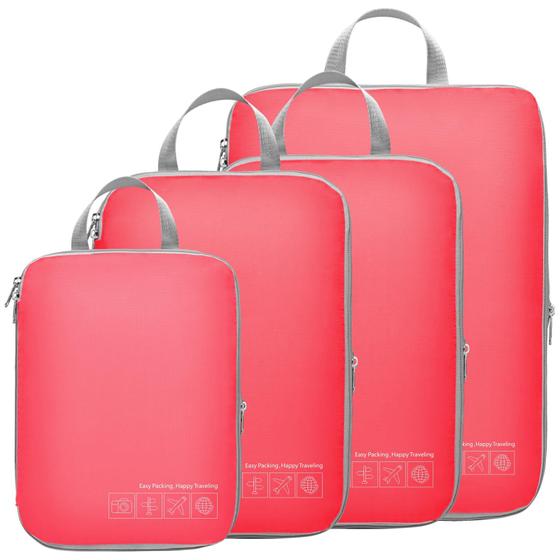 Imagem de Cubos de Compressão Cambond para Viagem - Pacote com 4