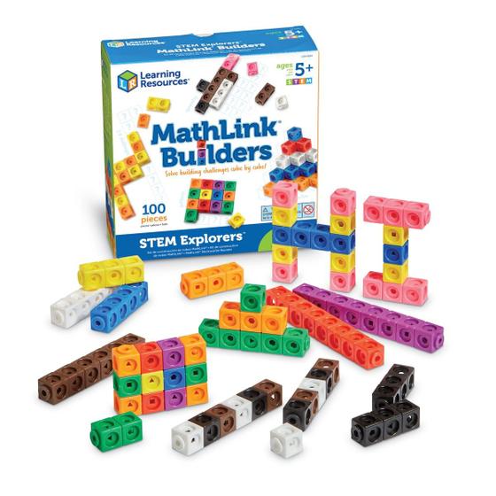 Imagem de Cubos de Encaixe MathLink Cubes LER9294 Learning Resources