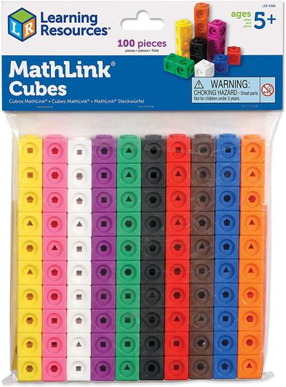 Imagem de Cubos de Matemática Educacional - Manipuladores Precoces - Conjunto de 100 Cubos