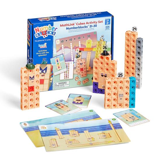 Imagem de Cubos de Matemática Hand2Mind MathLink Numberblocks (21-30) - Conjunto de Atividades