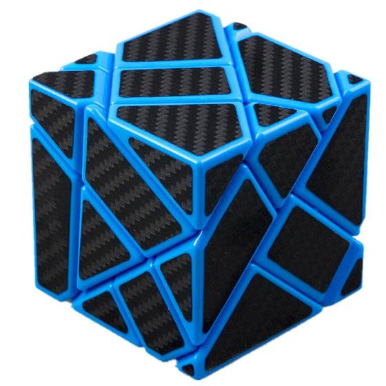 Imagem de Cubos de Velocidade Cuberspeed Ghost 3x3 Azul - Com Adesivos de Carbono