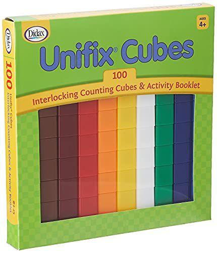 Imagem de Cubos Unifix Didax - Recursos Educacionais (100 Unidades)