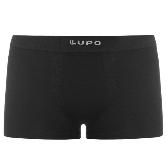 Imagem de Cueca Adulto Boxer Micromodal Sem Costura Lisa Lupo  Grafite P