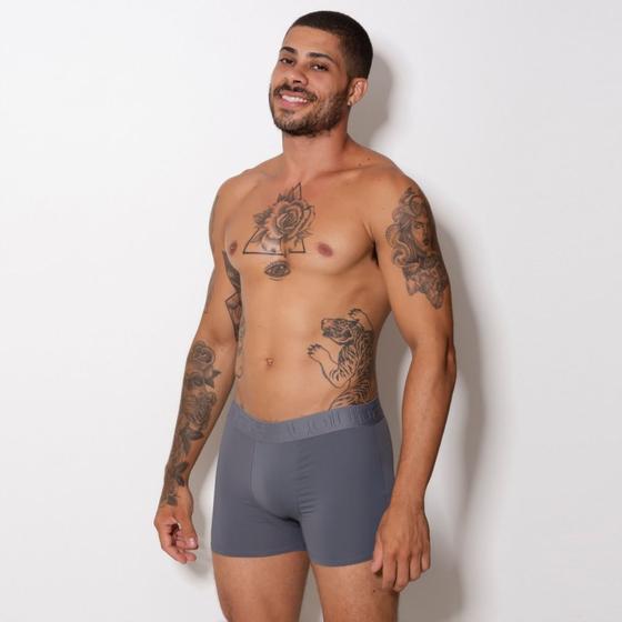 Imagem de Cueca Boxer Adulto Masculina Conforto P/G/GG