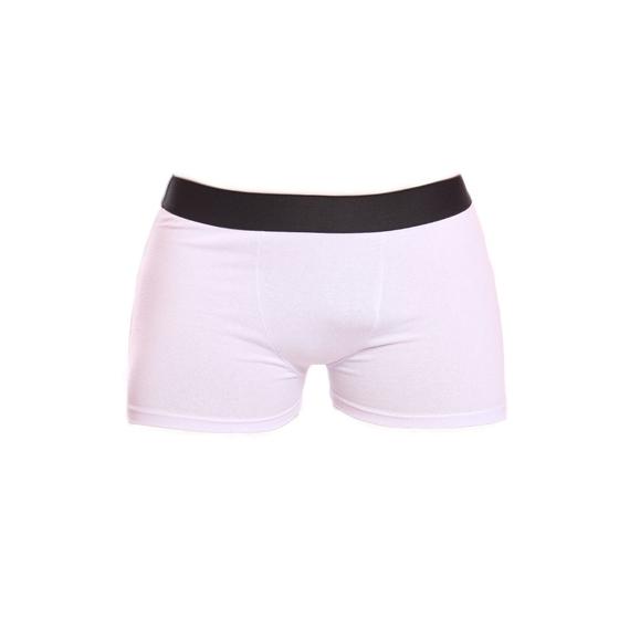 Imagem de Cueca Boxer Box Lisa Masculina Lisa Algodão Costura Reforçada