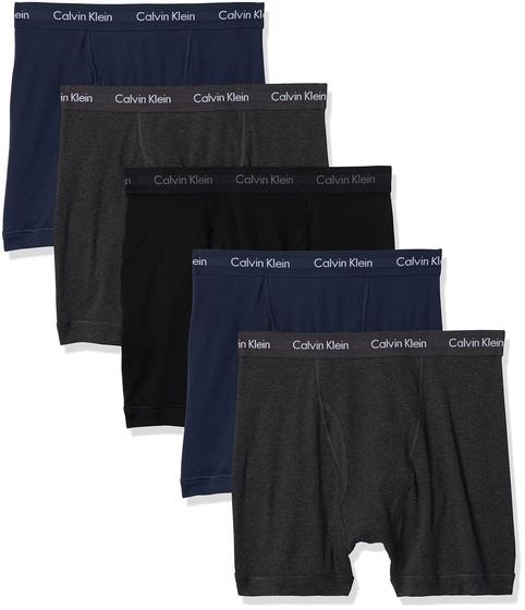 Imagem de Cueca boxer Calvin Klein Classics de algodão para homens GG