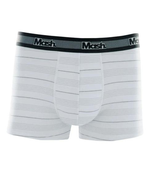 Imagem de Cueca Boxer Cotton Listrada Mash Branco