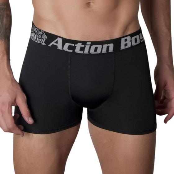 Imagem de Cueca Boxer de Algodão com Elástico Reforçado Action Boy