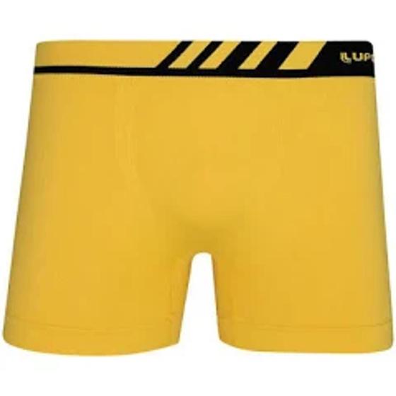 Imagem de Cueca Boxer Em Microfibra Sem Costura Lupo Ref 671- 1 Unidade Amarela