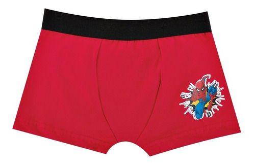 Imagem de Cueca Boxer Infantil Homem Aranha Nº 4 Ao 10