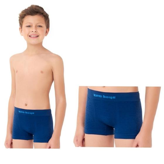 Imagem de Cueca Boxer Infantil Sem Costura Masculino Zee Rucci