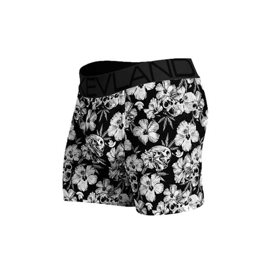 Imagem de Cueca Boxer Kevland Floral Dark